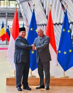 Prabowo dan Presiden Dewan Eropa Bahas Penguatan Kerja Sama Ekonomi dan Pembangunan di Brussel