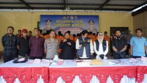 Sat Resnarkoba Polresta Sidoarjo Ungkap 59 Kasus, Amankan 81 Tersangka