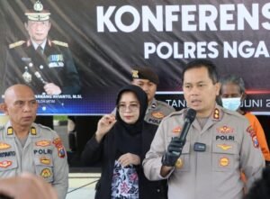 Polres Nganjuk Ungkap Jaringan Narkoba Sita 17 Ribu Pil LL dan Puluhan Gram Sabu