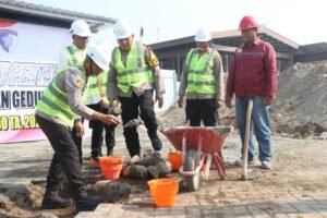 Peletakan Batu Pertama Gedung BPKB di Polresta Sidoarjo