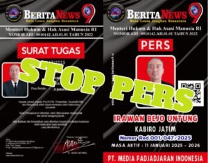 STOP PERS!!!!Dihimbau Kepada Seluruh Instansi Yang Ada Di provinsi Jawa Timur, Bahwa Nama Tersebut Bukan Lagi Wartawan KABIRO Beritanews9.id
