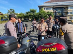 Puslitbang Polri Tinjau Kendaraan Dinas Operasional di Polresta Sidoarjo