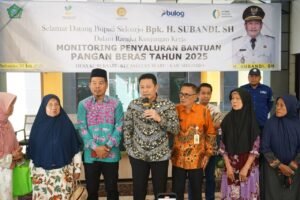 Sidoarjo Mendapatkan 80 Ton Bantuan Pangan Beras, H.Subandi : Gunakan Dengan Sebaik Mungkin