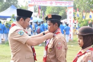 Bupati Subandi Pimpin Hari Pramuka ke-64 di Sidoarjo, Serukan Generasi Tangguh dan Melek Teknologi
