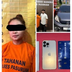 Polres Pasuruan Ringkus Wanita Warga Pandaan yang Fasilitasi Peredaran Narkoba