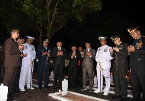 Bupati Sidoarjo Hadiri Apel Kehormatan dan Renungan Suci di TMP Kusuma Bangsa : Penghargaan Kepada Pendahulu Bangsa