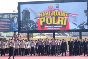 Polresta Sidoarjo Gelar Upacara Peringatan Hari Juang Polri