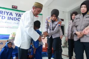 Sambut Hari Jadi Polwan ke -77 Polda Jatim Gelar Baksos di Griya Yatim