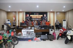 Polres Kediri Tetapkan 28 Tersangka Pengrusakan dan Penjarahan Saat Demo 14 Diantaranya Anak Dibawah Umur