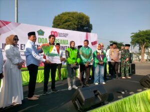 Forkopimda Sidoarjo Gelar Doa Bersama dengan Komunitas Ojol di Gor Delta 