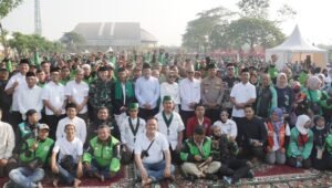 Forkopimda bersama Lintas Elemen dan Ojol Sidoarjo Gelar Doa Bersama
