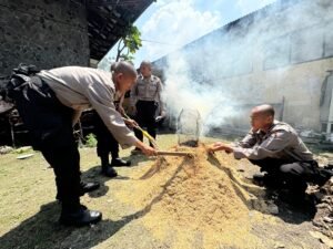 Wujudkan Kampus Hijau, Ratusan Calon Bintara Polri Dalami Ilmu Pertanian di SPN Polda Jatim
