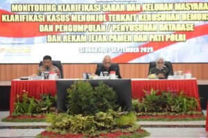 Kompolnas Lakukan Monitoring Kinerja Kepolisian di Polresta Sidoarjo