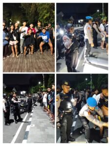 Patroli Skala Besar Masuk Hari Ke – 6,Polres Kediri Kota Tekankan Edukasi Himbauan Kamtibmas Ajak Masyarakat Hindari Provokasi