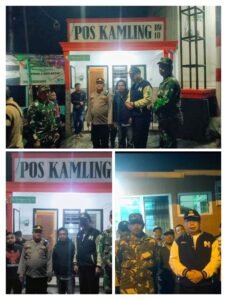 Giat Rutin Patroli Gabungan Polsek Prigen Gandeng TNI, Satpol PP, dan Linmas Wujudkan Situasi Aman Kondusif
