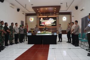 Rombongan Polres Pasuruan Kunjungi Kodim 0819, Ucapkan Selamat HUT TNI ke-80 