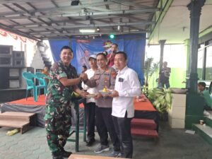 Polsek Krian Hadiri Peringatan HUT TNI ke-80 di Koramil Krian
