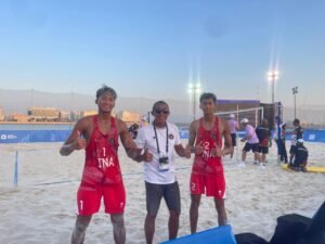 Timnas Bola Voli Pantai Indonesia Sabet Medali Perunggu di Ajang Asian Youth Games 3rd 2025 Bahrain, Atlet dan Pelatihnya Asal Sidoarjo
