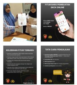 Polres Kediri Kota Sosialisasikan Fitur Baru Pembuatan SKCK Online Pada Masyarakat