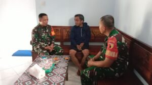 Membangun Budaya Peduli Terhadap Warga Yang Sakit Oleh Danramil 0808/19 Wates