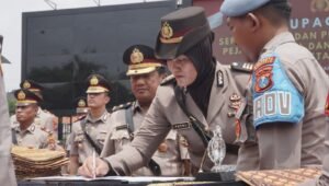 Kapolresta Sidoarjo Pimpin Sertijab Pejabat Utama dan Kapolsek Jajaran