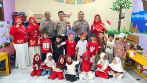 Polantas Menyapa Anak, Cara Satlantas Polresta Sidoarjo Kenalkan Profesi Polisi Sejak Dini