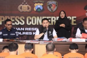 Polres Kediri Kota Ungkap 8 Kasus Selama Operasi Sikat Semeru 2025