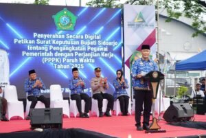 3.862 PPPK Paruh Waktu Terima SK, Bupati Sidoarjo Subandi Tekankan Pelayanan dengan Empati dan Berakhlak