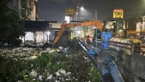 Bupati Sidoarjo Turun Tangan Atasi Banjir di Sidoarjo Kota