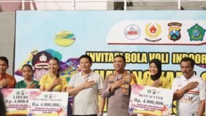Bupati dan Kapolresta Sidoarjo Tutup Pertandingan Bola Volly Indoor dan Volly Pantai U-17 Bhayangkara Cup Tingkat Nasional