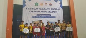 Pelajar Sidoarjo Ramaikan Kejurkab Kabaddi Sidoarjo 2025