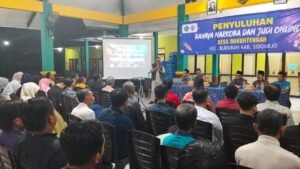 Polsek Buduran Gelar Penyuluhan Bahaya Narkoba dan Judi Online di Desa Dukuh Tengah