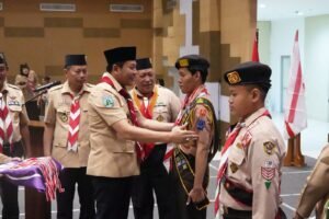 Lantik Pramuka Garuda 2025, Bupati Sidoarjo Dorong Generasi Berkarakter