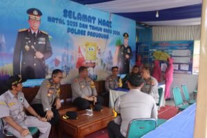 Kapolres Pasuruan Kunjungi Pos Pam : Tingkatkan Keamanan dan Pelayanan Humanis Hadapi Libur Nataru