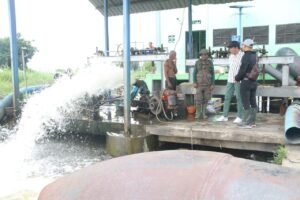 Proyek Rumah Pompa Kedungpeluk Mengalami Deviasi 46 Persen, Bupati Subandi Minta Perketat Pengawasan.