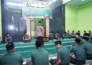 Peringati Isra’ Mi’raj 1447 H, Kodim 0808/Blitar Tanamkan Karakter Prajurit Prima Menuju Indonesia Maju
