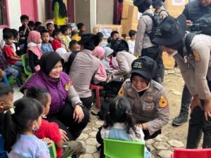 Datang untuk Mengabdi, Hadir untuk Menyembuhkan: 9 Taruna Akpol dan SSDM Polri Laksanakan Trauma Healing Perdana di Aceh Tamiang