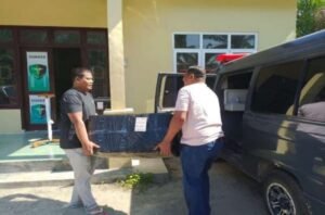 Polri Salurkan Bantuan Obat, BMHP, dan Vaksin Tetanus ke Jajaran Wilayah Barat Aceh