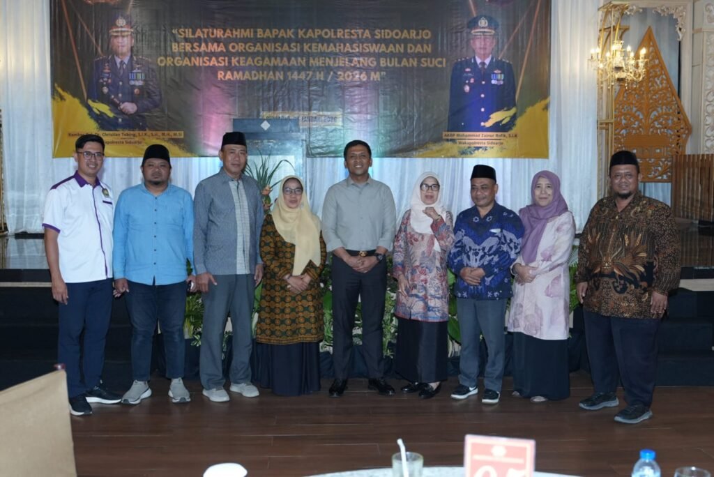 Jelang Ramadhan, Kapolresta Sidoarjo Silaturahmi dengan Mahasiswa dan Tokoh Agama
