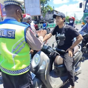 Polsek Gedangan Gelar Operasi Keselamatan Semeru 2026 di Simpang Empat Bangjo