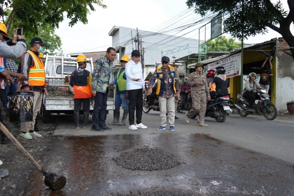 Pemkab Sidoarjo Kebut Perbaikan Jalan Berlubang, Target Tuntas Sebelum Lebaran