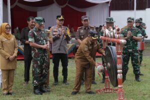 Wujudkan Sinergi Membangun Desa, TMMD Ke 127 Kodim 0808/Blitar Resmi Dibuka Di Gandusari