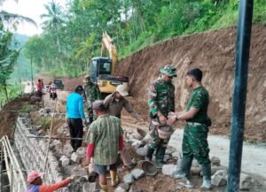 Bukan Hebat Tapi Hanya Terlatih, Begitulah Semboyan Satgas TMMD 127 Kodim Wonogiri