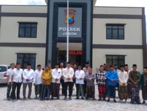 Kapolsek Jabon AKP Gede Budayasa, SH Gelar Tasyakuran Tempati Mapolsek Baru