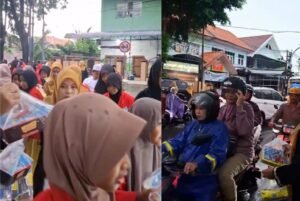 SDN KRIAN 03 MEMBAGIKAN 805 PAKET TAKJIL GRATIS, MENYAMBUT RAMADHAN PENUH BERKAH