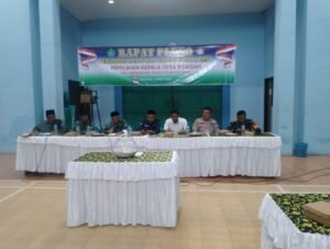 Polsek dan Koramil Gedangan Monitoring Rapat Pleno Penetapan Nomor Urut Cakades