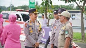 Tak Mau Ada Celah, Kapolres Pasuruan Cek Langsung Kesiapan Pos Mudik