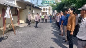 Polsek Gedangan Gelar Sispam Mako Antisipasi Ancaman Keamanan