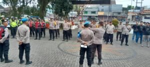 Antisipasi Kerusuhan Suporter, Polres Pasuruan Siagakan Personel di Exit Tol Purwodadi