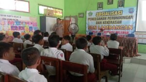 Polsek Wonoayu Sosialisasikan Anti Bullying kepada Siswa SDN Lambangan